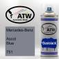 Preview: Mercedes-Benz, Ascot Blue, 751: 400ml Sprühdose, von ATW Autoteile West.